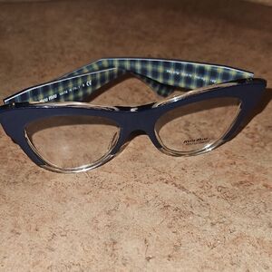 Miu Miu VMU 07M Blue Cat-Eye Prescription Glasses 50/18 DHI-101 140